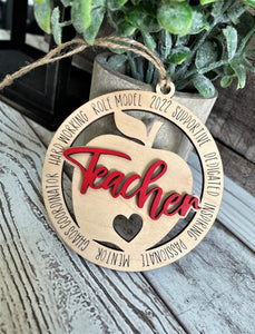 Teacher Appreciation Ornament