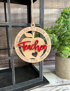 Teacher Appreciation Ornament