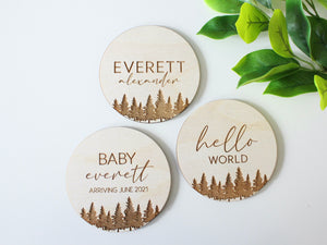 Forest Milestone & Nursery Set