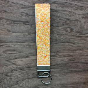 Candy Corn Chunky Glitter Lanyard